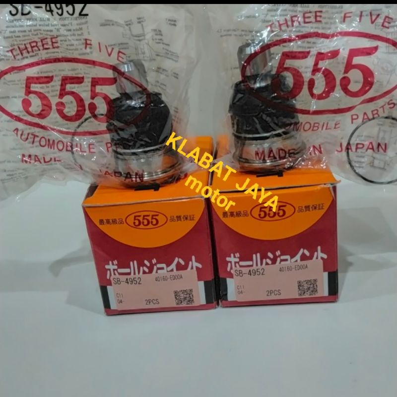 BALL JOINT BALLJOINT GRAND LIVINA JUKE SERENA MERK 555 JAPAN