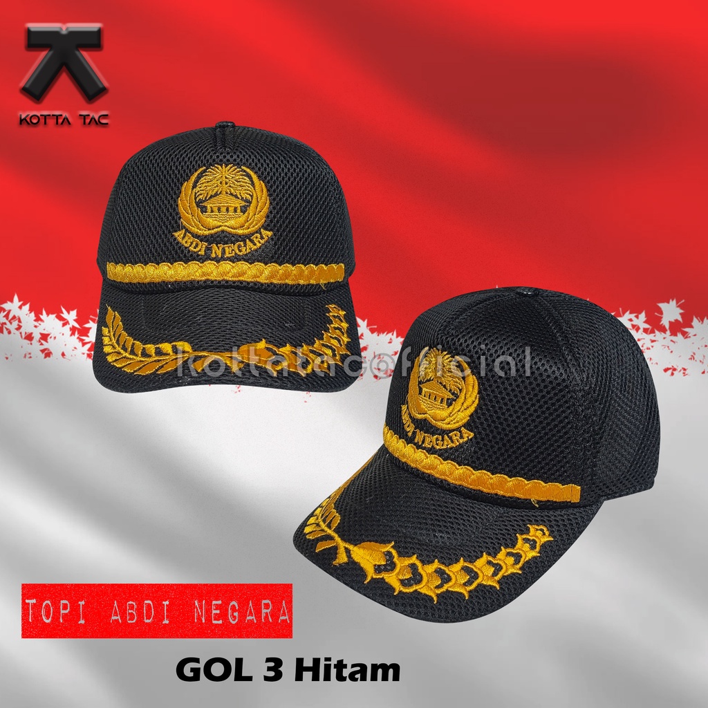 TOPI ABDI NEGARA GOLONGAN 3 BIRU HITAM - TOPI PNS KORPRI GOL 3 HITAM -  TOPI PNS KREM/NAVY TOPI KORPRI GOLONGAN 3  - TOPI PEMDA - TOPI PEGAWAI NEGE