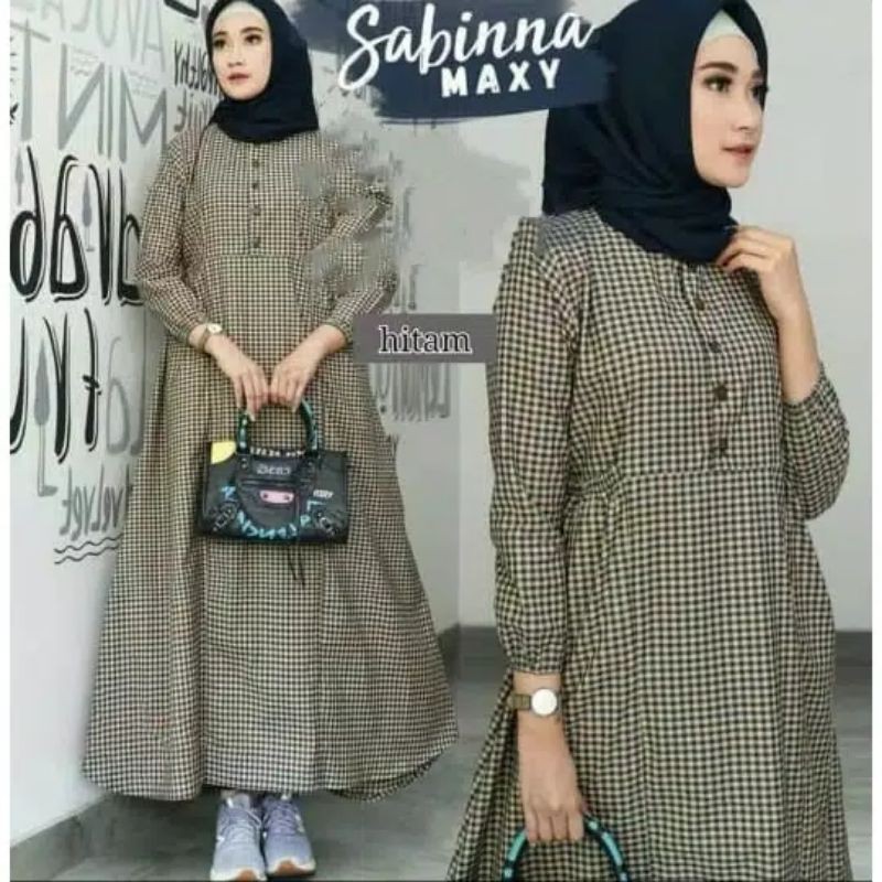 Sabina dress pakaian wanita fashion muslim