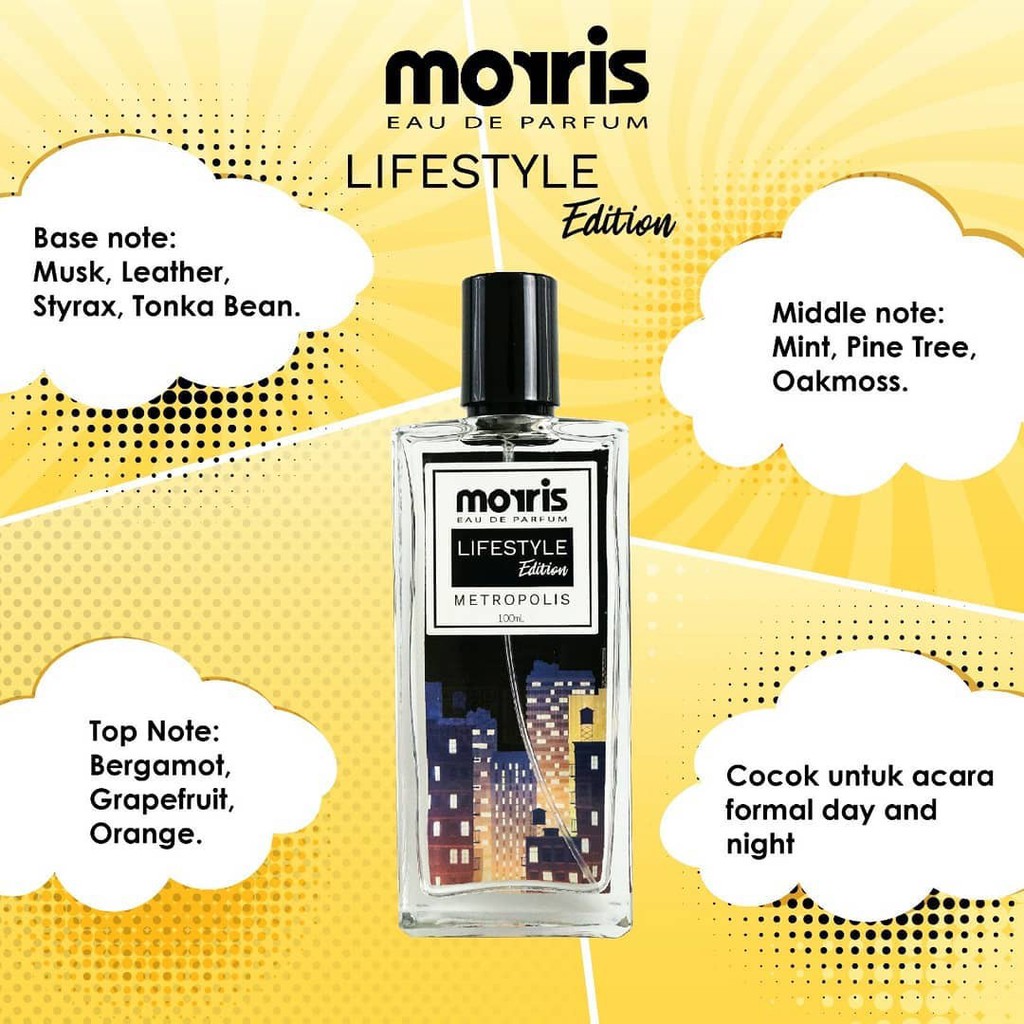 Morris Parfum Cowok Lifestyle Edition 100 ml