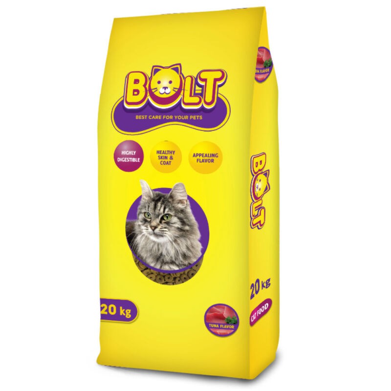 Makanan Kucing Kering BOLT 500 Gram - 800 Gram - 1 KG / Dry Cat Food Murah