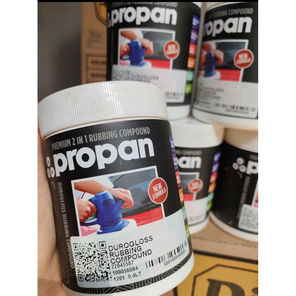 propan compon 2in 1 duroglass rubbing compound 0.4lt premium compon duroglas 2in1 0.4liter