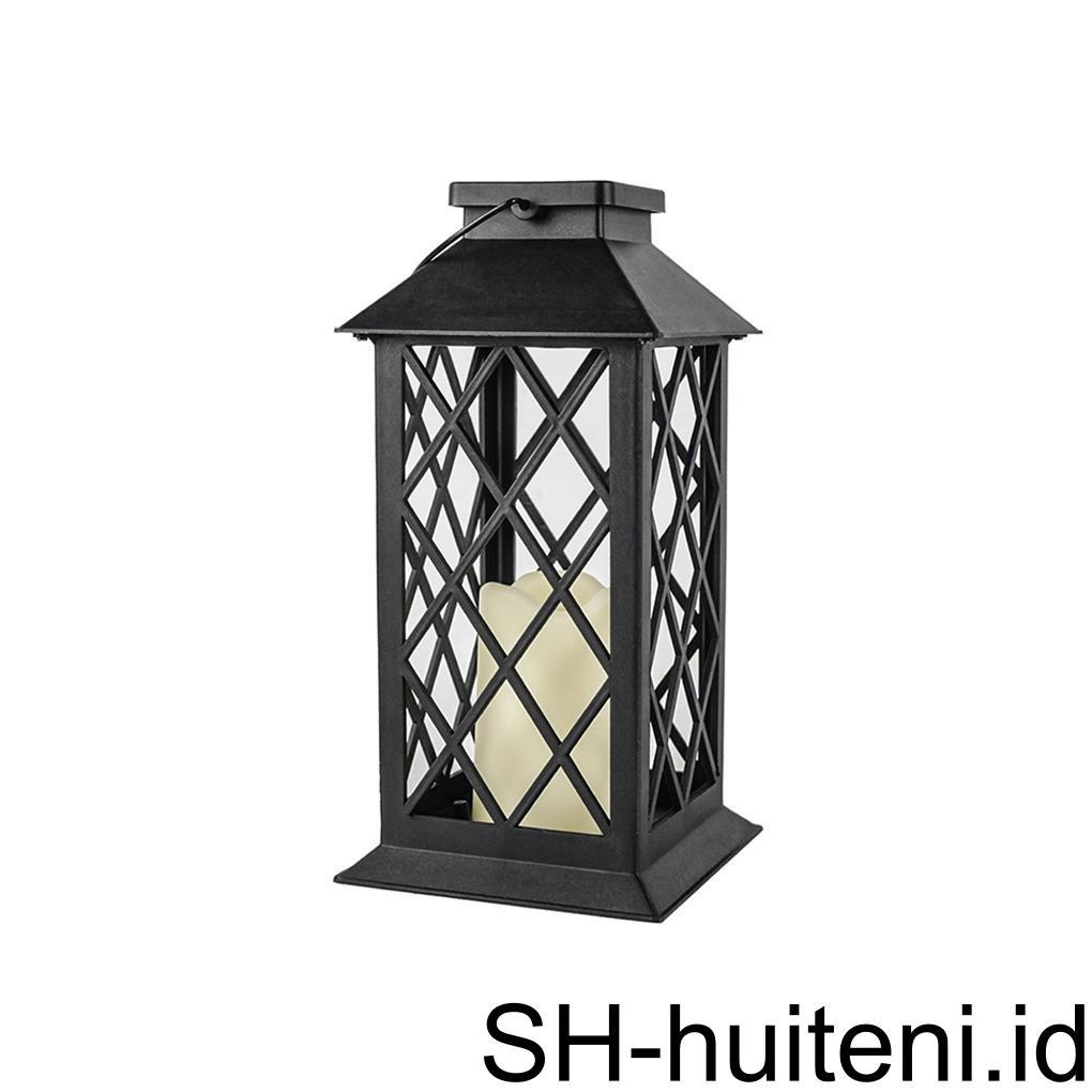 Battery Power Hanging LED Light Candle Lantern Pillar Lamp Outdoor Indoor Decor
