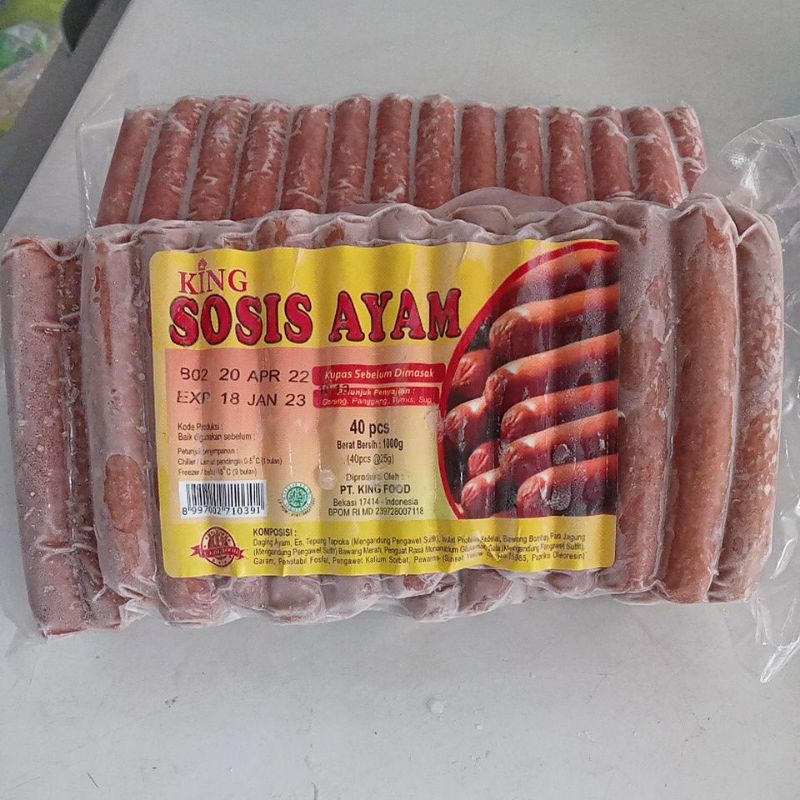 

King Food - Sosis Ayam 1kg - 40pcs
