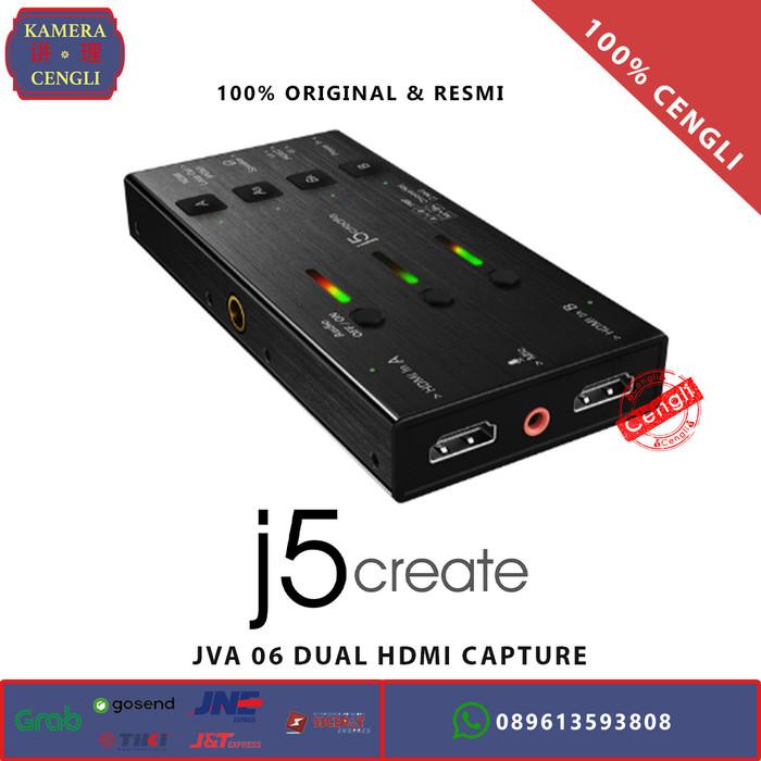 Tv Card | J5Create Jva06 / Jva 06 Dual Hdmi Capture Station Video Audio Original
