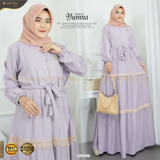 Yumna Dress syantik ORI Kheyra