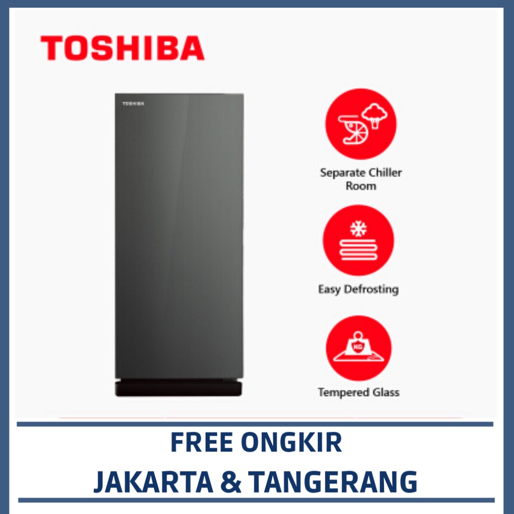 TOSHIBA GR-RD235CC-DMF[37] KULKAS 1 PINTU TOSHIBA (190 L)