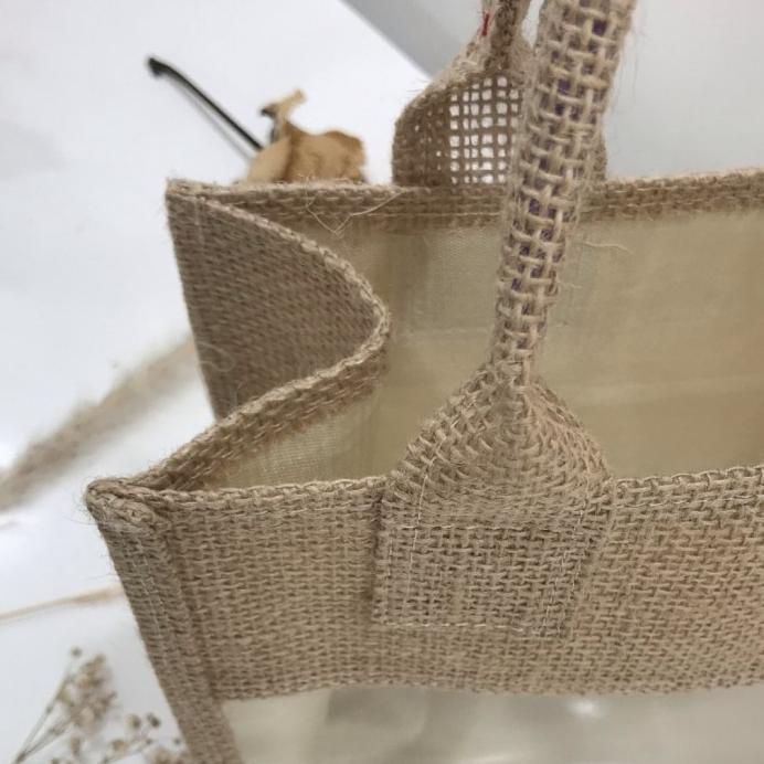 

Tas Goni Jute Burlap Hampers Packaging Lebaran Idul Fitri Uk.25X12X20 Sale!!!R30F