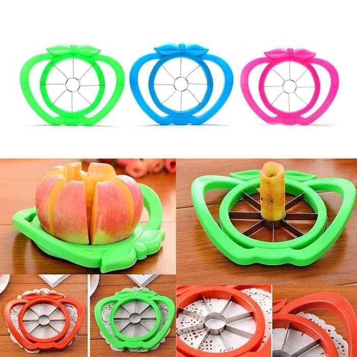 PROMO DISKON!! APPLE SLICER / APPLE CUTTER / ALAT POTONG APEL PRAKTIS MULTIFUNGSI