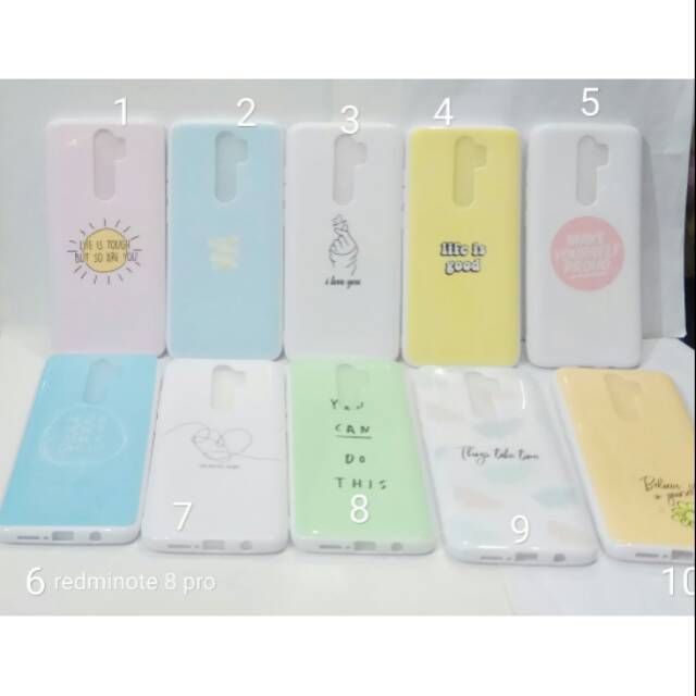 Case uv oil timbul macaron quotes redminote 8 pro