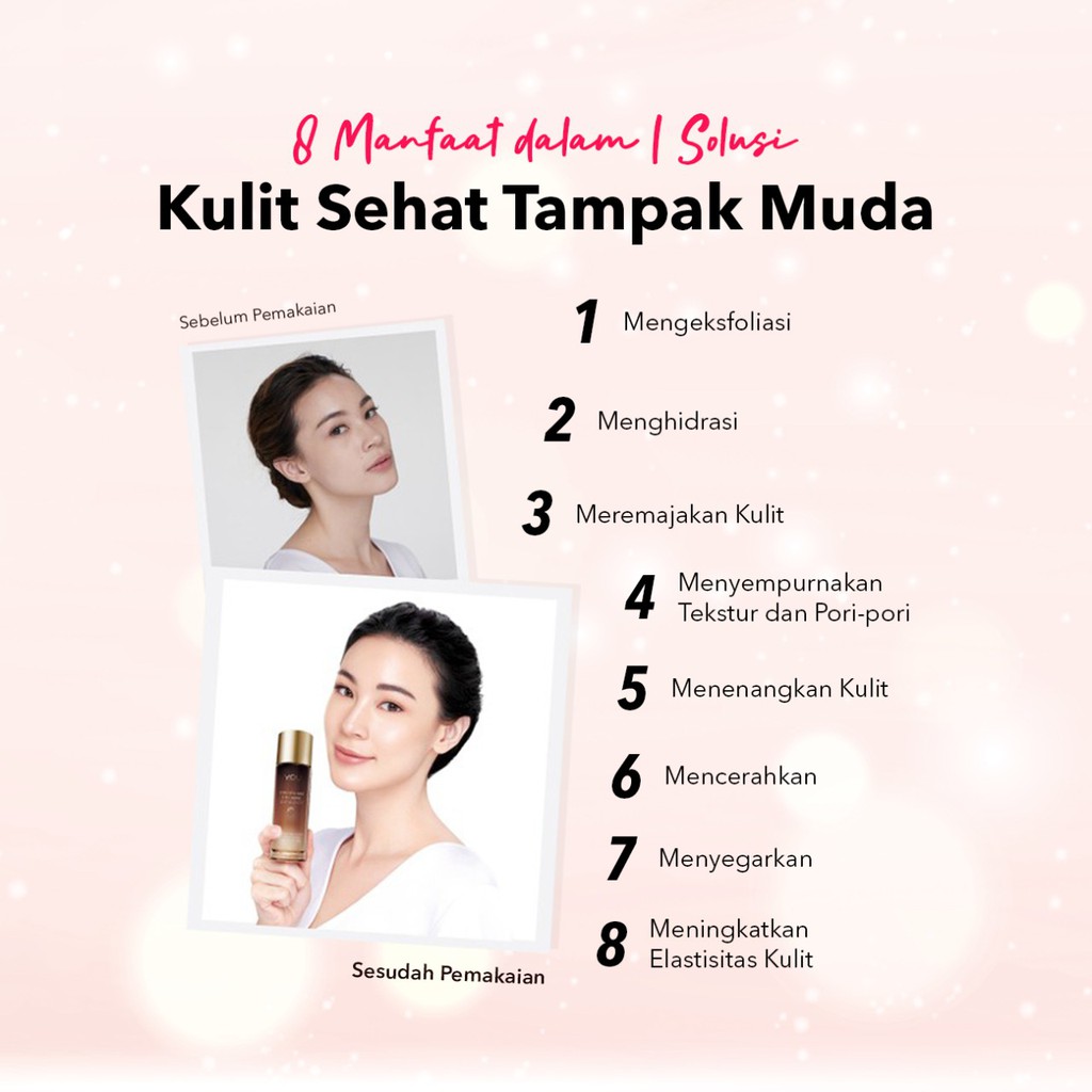 Kosmetik You Golden Age 2 in 1 Essence / Toner Wajah 100ml