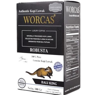 

Kopi Luwak Liar Robusta Bali King 1 Box @ 100gr - Bubuk or Biji -Diskon Besar