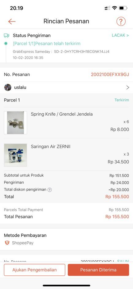 Spring Knife / Grendel Jendela