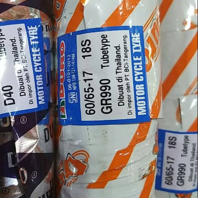 Ban Duro ukuran 60/65-17