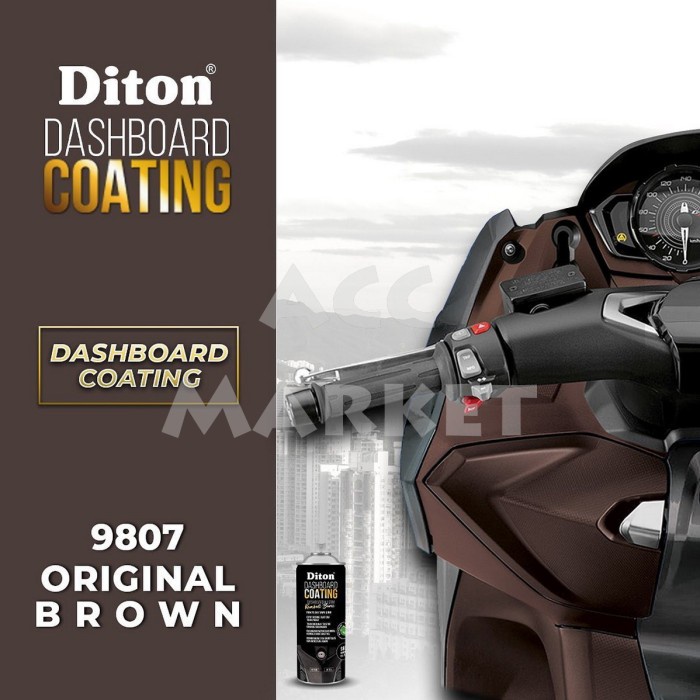 Diton Dashboard Coating Dasbor Coklat Brown 9807