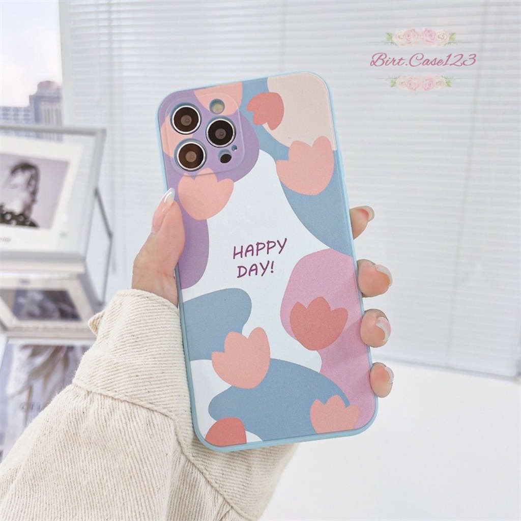 SOFTCASE MACARON PELINDUNG KAMERA CUSTOM GOOD DAY OPPO VIVO SAMSUNG REALME XIAOMI IPHONE INFINIX FOR ALL TYPE BC6560