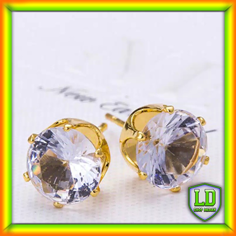 Anting Tusuk Model Kristal