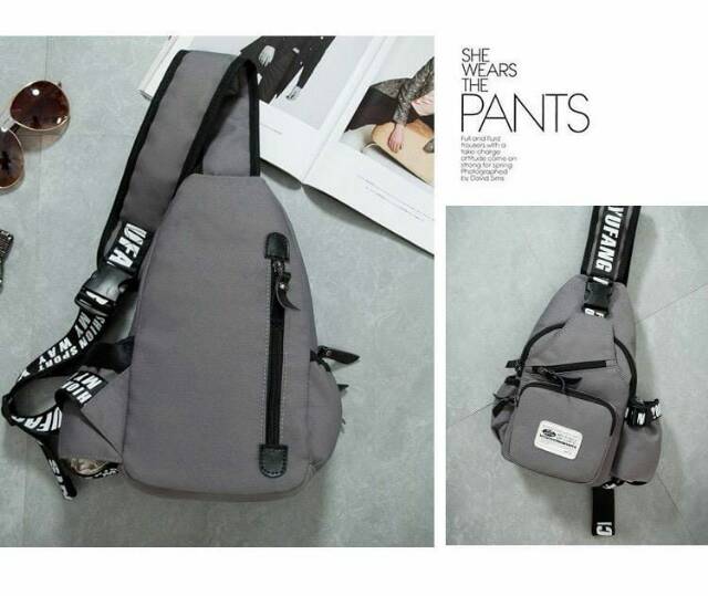 SUPPLIER TAS ONLINE TAS SELEMPANG ZIPPER CONDURA KANVAS BEST SELLER