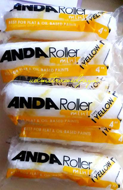 Refil kuas roll kecil 4&quot; ANDA