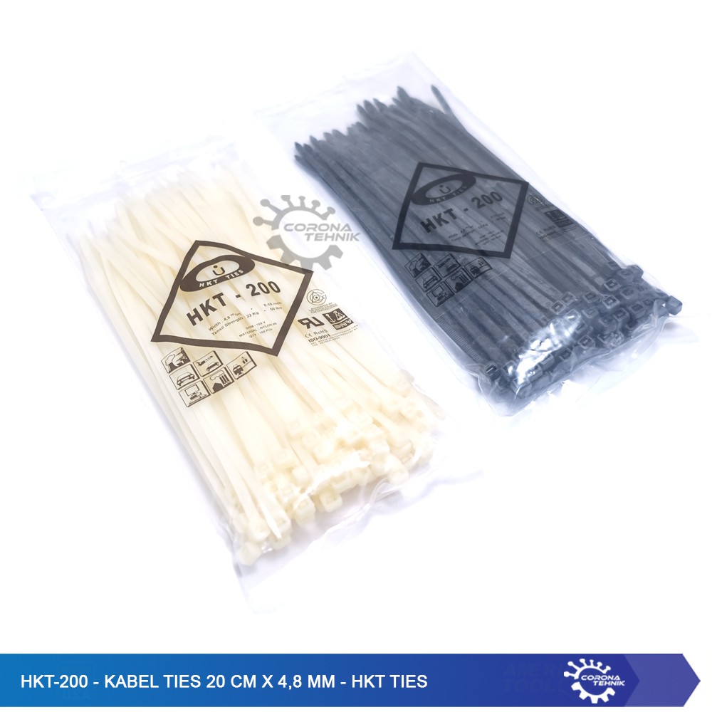 HKT-200 - Kabel Ties 20 cm x 4,8 mm - HKT TIES