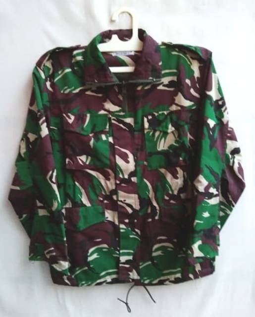 Jaket loreng BB ( bulak balik ) / jaket parka army / jaket loreng malvinas STANDAR TNI AD