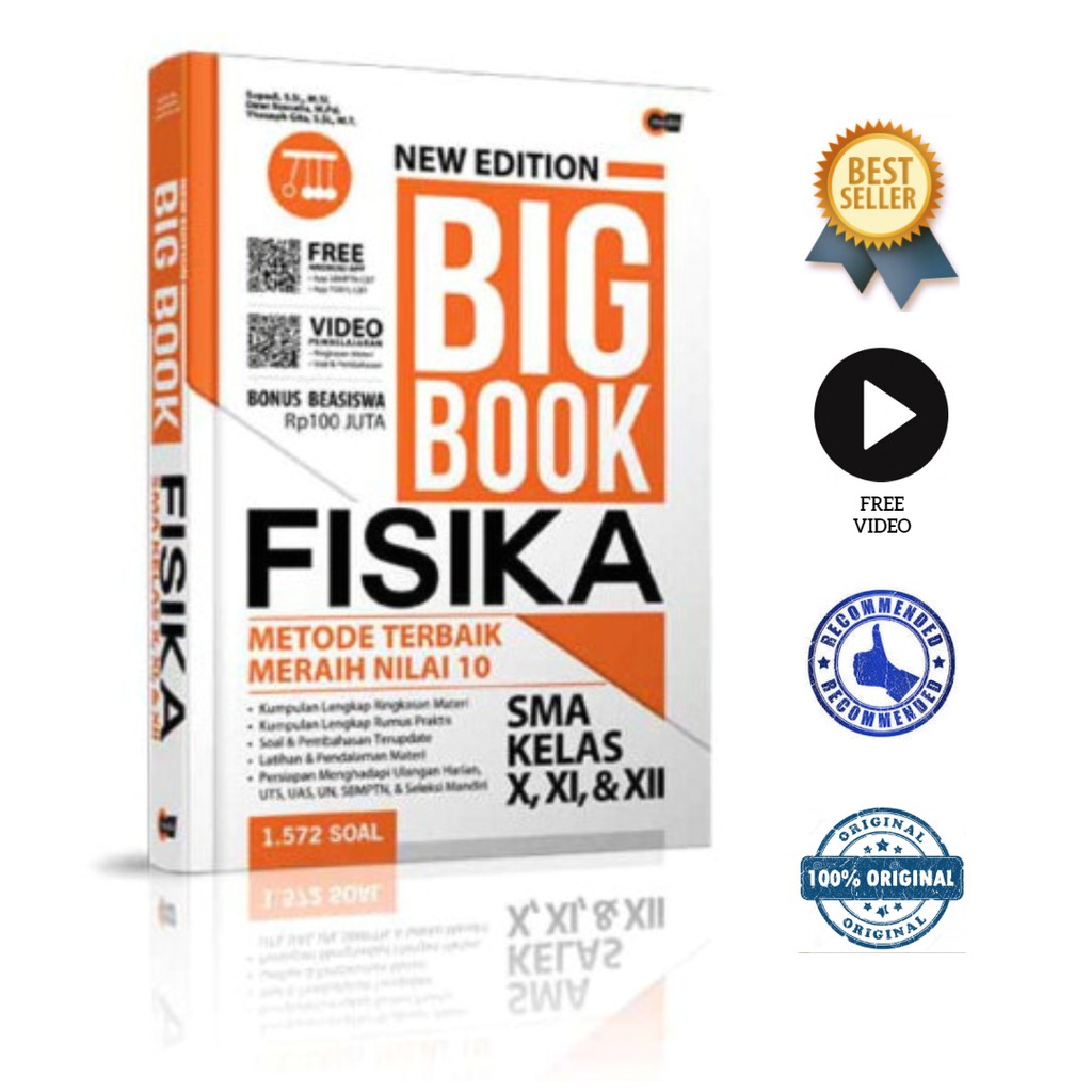 New Edition Big Book Fisika SMA Kelas X, XI, XII Buku Soal Fisika SMA
