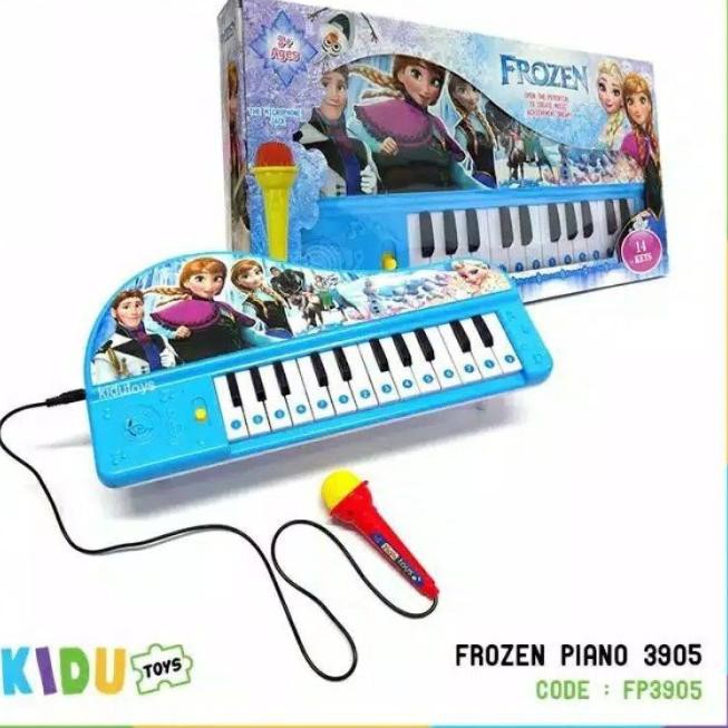 Produk ¯→ mainan anak piano frozen mainan piano musik anak piano mic paling laris