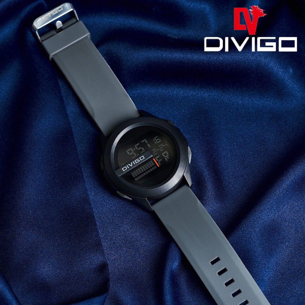 Jam Tangan Pria Digital Original Water Resist Divigo DV-2101