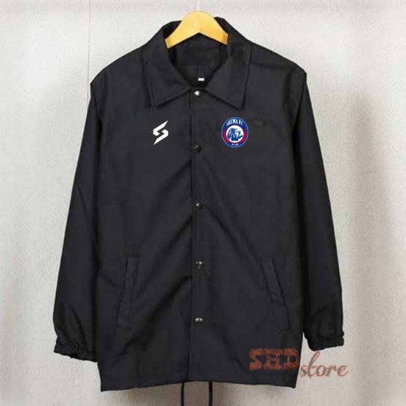 JAKET AREMA JAKET COACH LOGO AREMA TERBARU