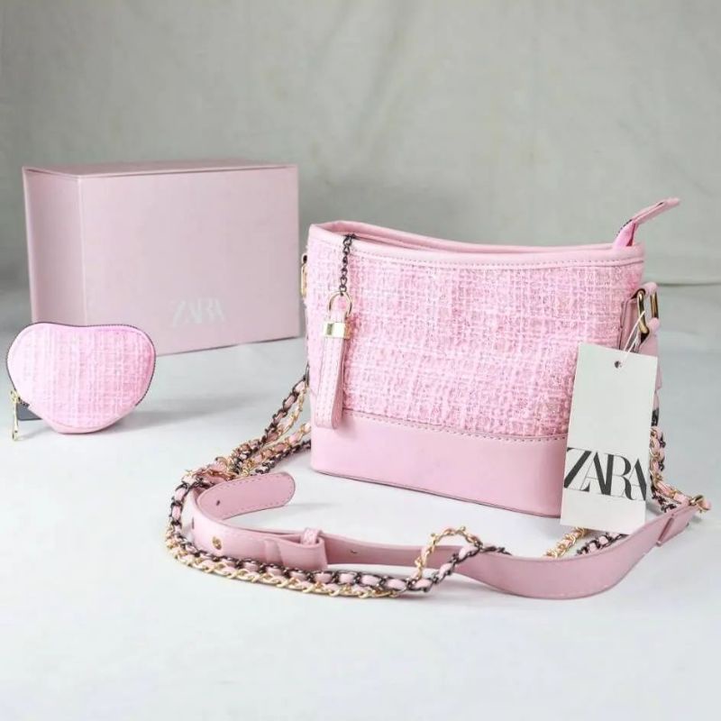 10.10 SALE | ZRA gabriell tweed GIFTSET include box