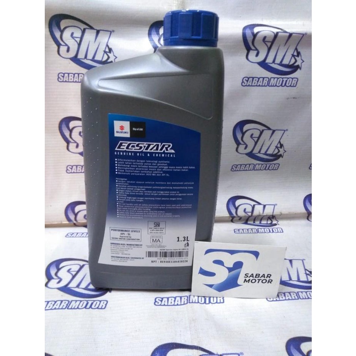 OLI SGO ECSTAR R7000 10W-40 API SL 1.3L / Oli Suzuki GSX 1300ml