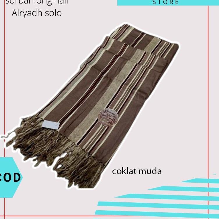 Keluaran Terbaru.. SYAL RIDA SORBAN YAMAN SOLO GARIS SURBAN YAMAN GARIS SOLO