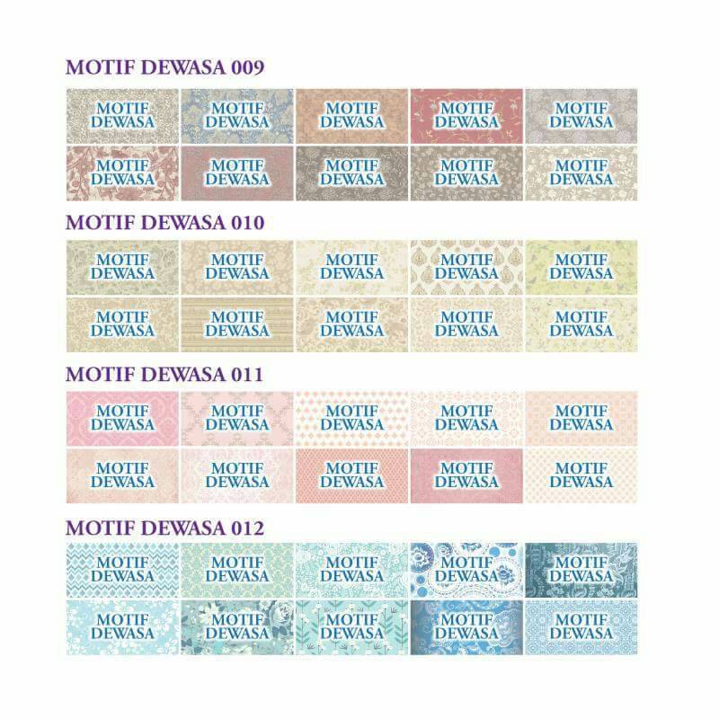 

Stiker Label Nama Waterproof Motif 09-12 (Set)