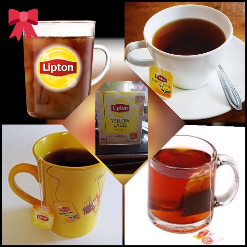 

Teh celup lipton/ Tea bag yellow label