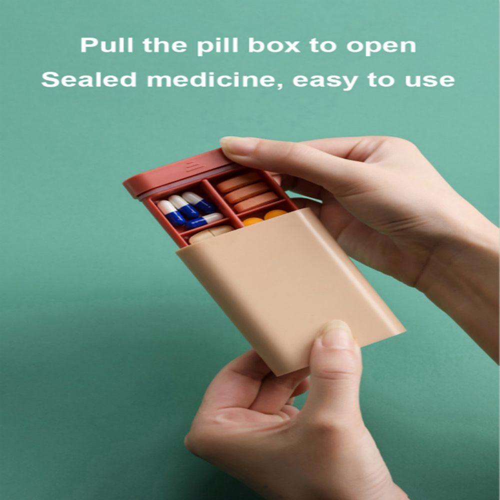 Preva Pill Case Lattice Organizer Holder Tempat Obat Tablet Dispenser