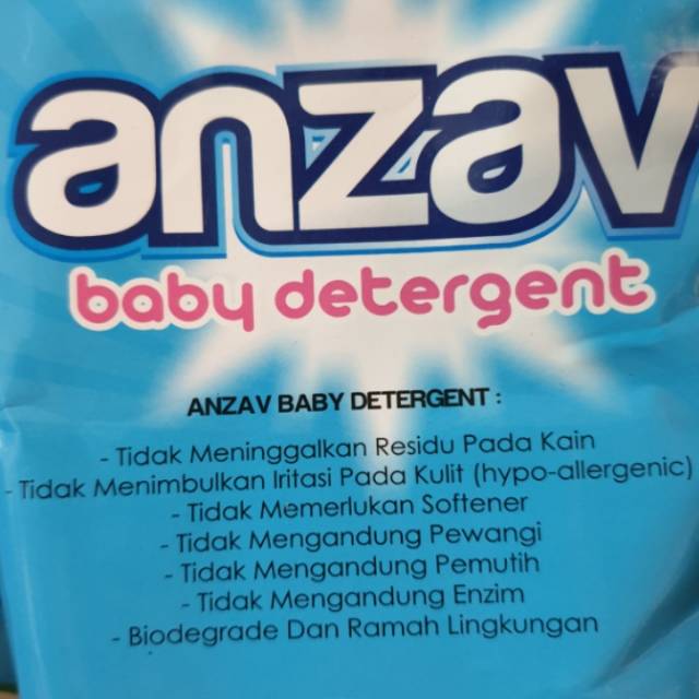 Anzav Deterjen bubuk clodi 500gram cocok tuk kulit bayi sensitif newborn