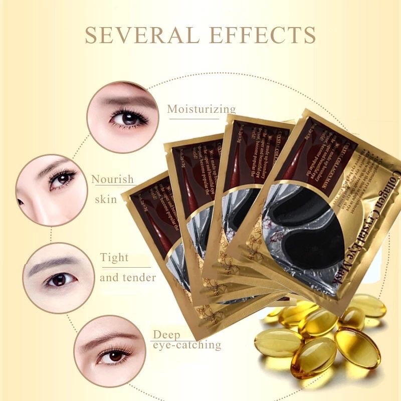 Masker Mata Crystal Collagen Gold / 24k Gold Collagen Crystal Eyebag Mask