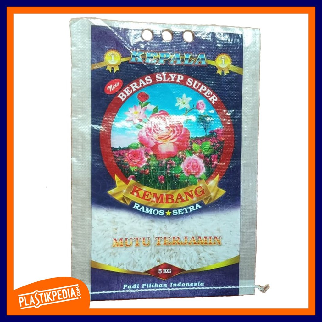 Karung Beras Laminasi Setra Ramos 5 kg – Ukuran 30x45 cm