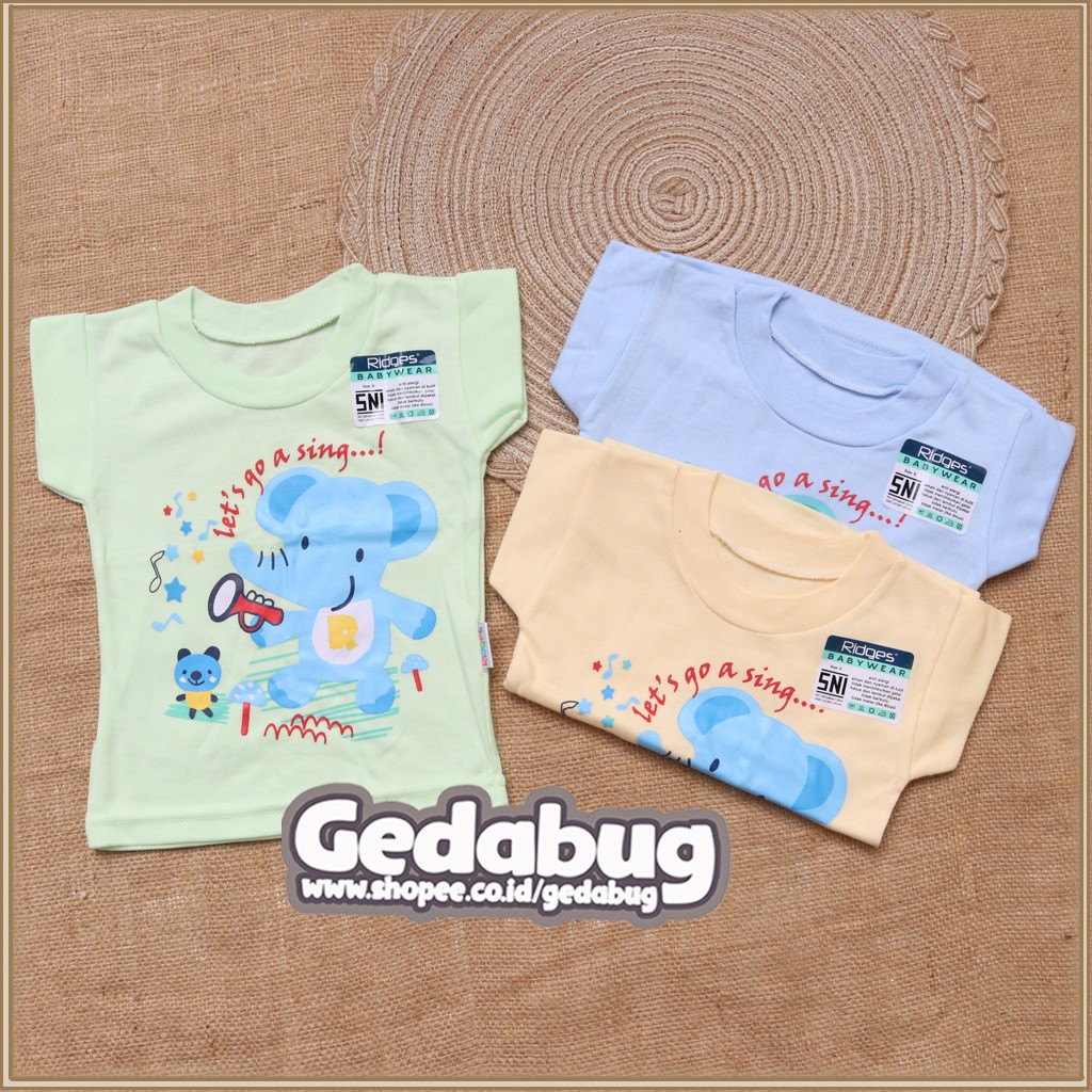 Kaos Oblong Ridges | Oblong Anak Warna Motif Karekter