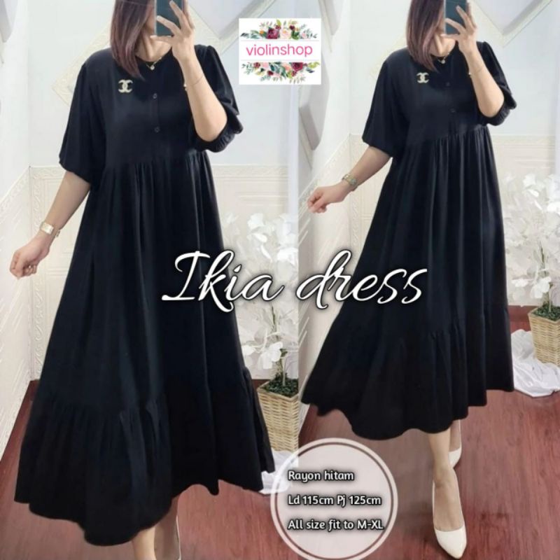 20.3 Ikia dress/mini dress rayon polos by Violin