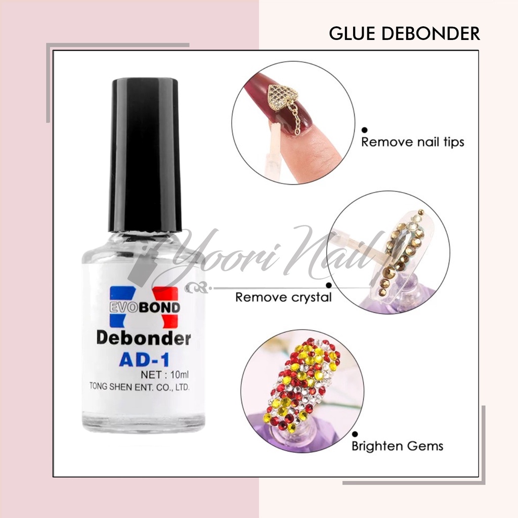 Glue debonder cairan pembersih lem kuku nail art nail glue eyelash