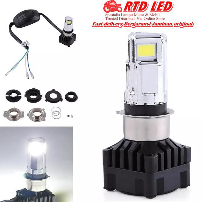 RTD Led Lampu Utama Headlamp LED RTD M02D 3 Sisi Original