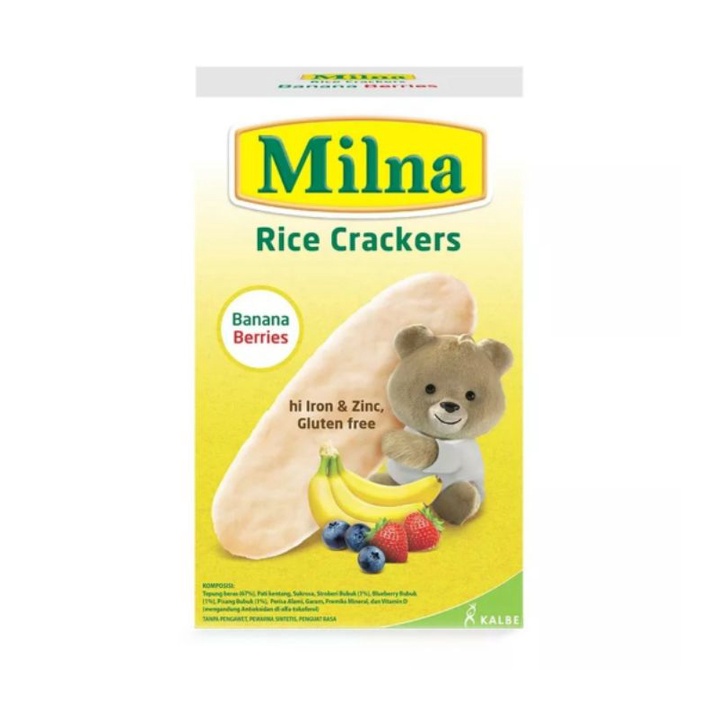 MILNA CRACKERS DAN NATURE PUFFS Cemilan Bayi 8 bulan ke atas