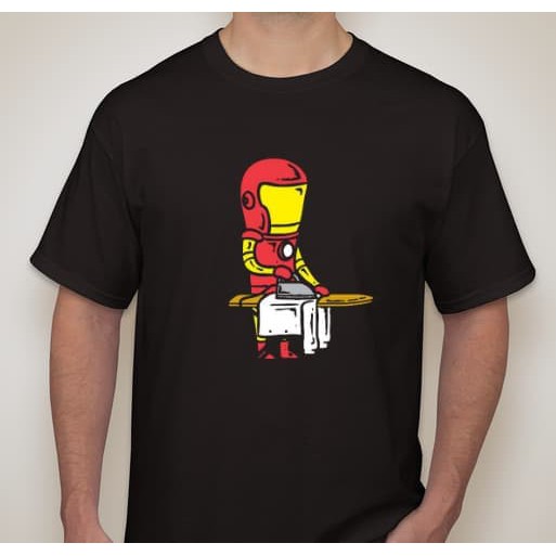 Kaos Baju Combed 30S Distro Iron Man IronMan