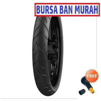 Ban Corsa Terminat012 80/90 R17 Ban Motor Supra-Revo-Vega-Jupiter Tubles Tubeless murah +  Pentil