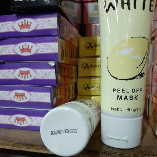 MASKER WAJAH HANASUI EGG WHITE PEEL OFF 80g BPOM