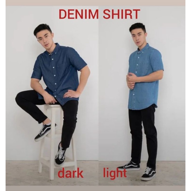DENIM SHIRT HEAVEN LIGHTS MEN