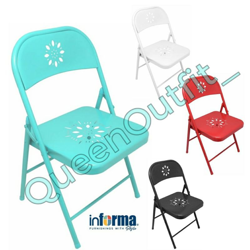 INFORMA Soleil Gabriel Kursi Lipat - tosca Bangku Besi kelas Kantor Sekolah Salon indoor Cafe studio