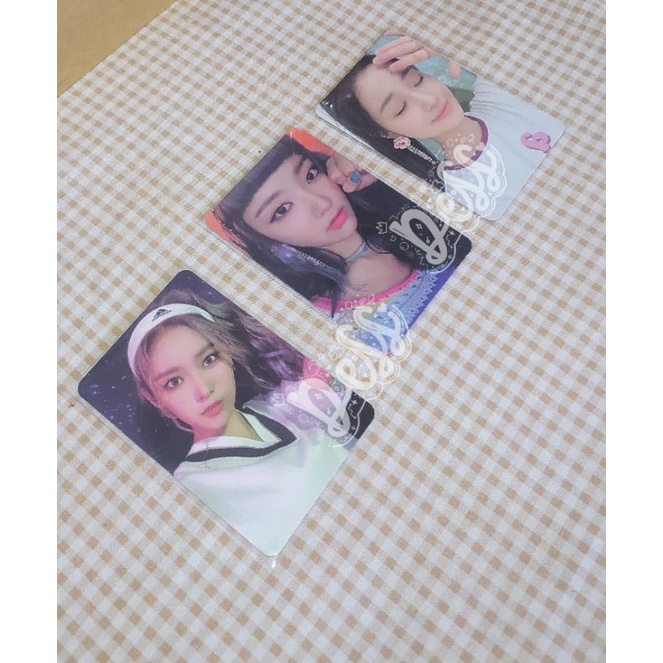 Photocard Jihan Soeun Monday weeekly holiday