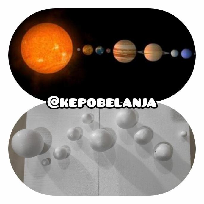 

Cuci Gudang Awal Tahun PROMO tugas Planet tata surya dari bahan bola gabus styrofoam spesial Cuci Gudang Awal Tahun